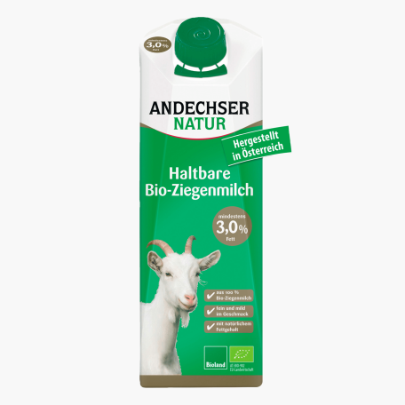 Andechser H-Ziegenmilch 3% 1l