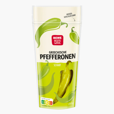 Rewe Beste Wahl Griechische Pfefferonen scharf 125g