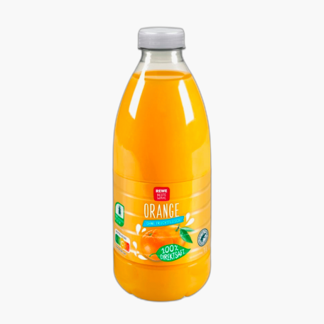 Rewe Beste Wahl Direktsaft Orange ohne Fruchtfleisch 1l