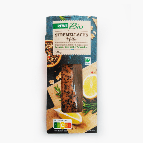Rewe Bio Stremellachs Pfeffer 100g
