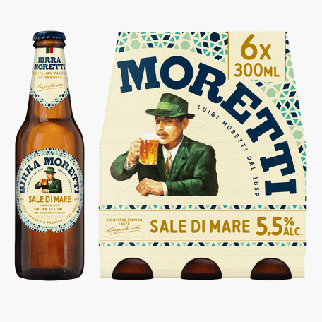 Birra Moretti Sale di Mare 6-pack 30cl