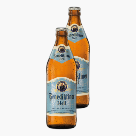 Benediktiner Hell 0,5l (5 % vol.) MW x2