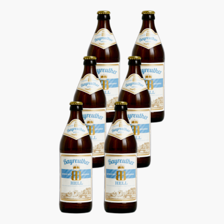 Bayreuther Hell 0,5l (4,9 % vol.) MW x6