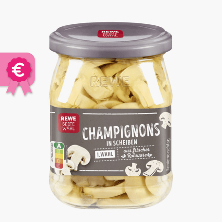Rewe Beste Wahl Champignons 315g