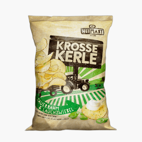 HeiMart Krosse Kerle Sauerrahm & Lauchzwiebel 115g