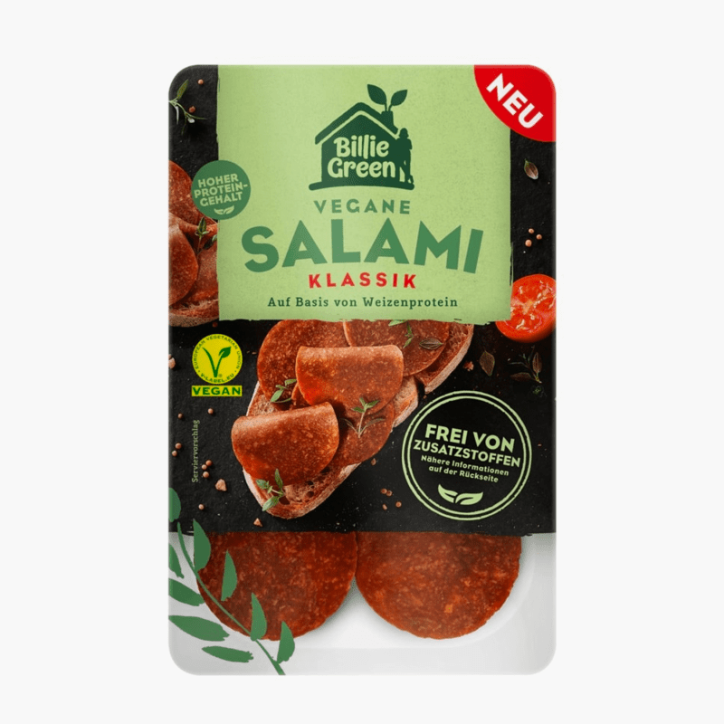 Billie Green Salami vegan 70g