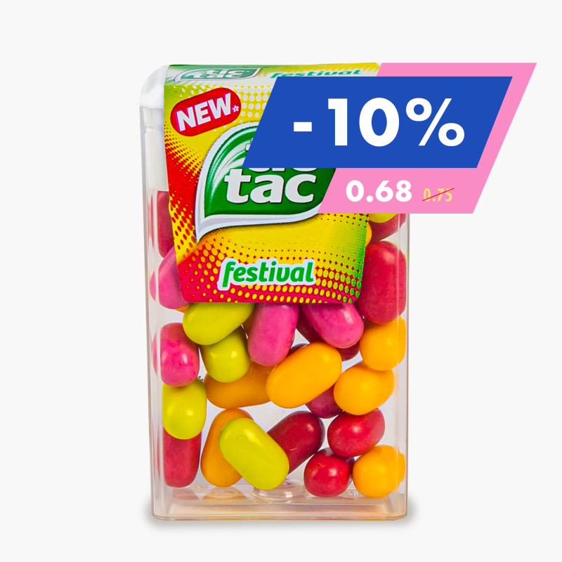 Tic Tac Festival - Edition limitée 4 goûts (18g)