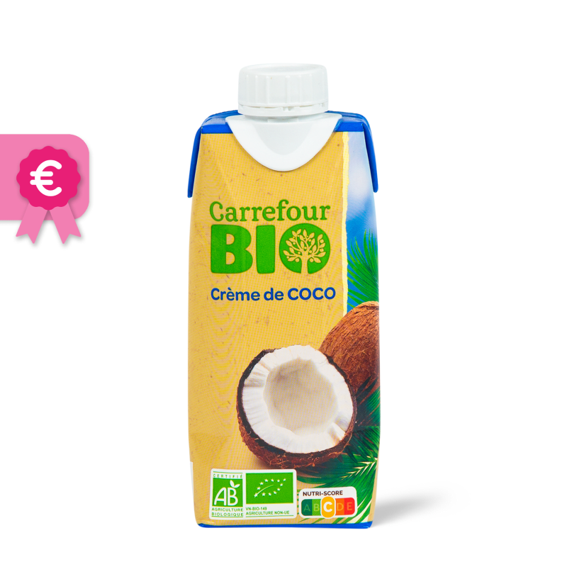 Carrefour Bio - Crème de coco bio (330ml)