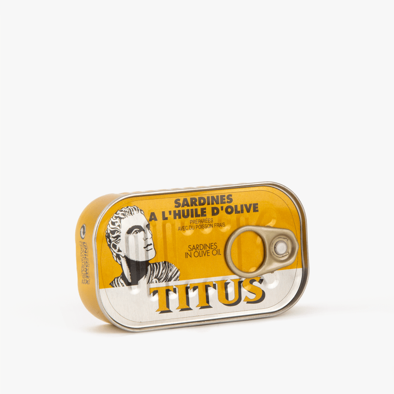 Titus - Sardines à l'huile d'olive en conserve Maroc (5x88g)