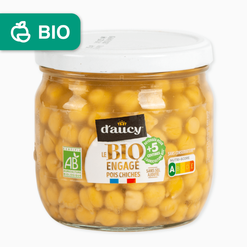 D'Aucy - Pois chiches Bio (215g)