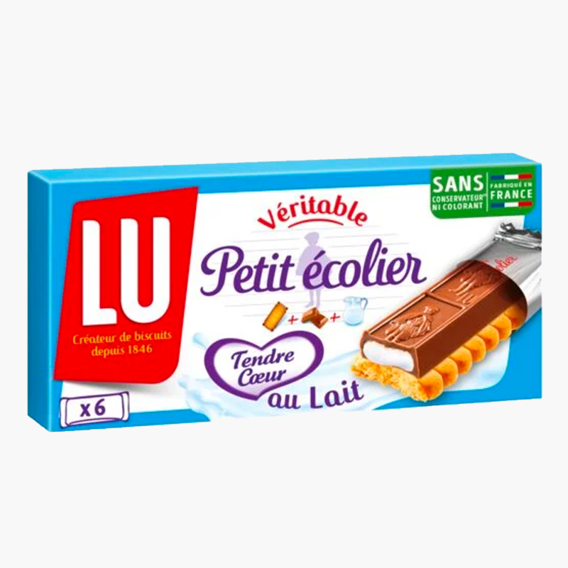 Lu Petit Ecolier - Biscuits cœur tendre au lait (120g)