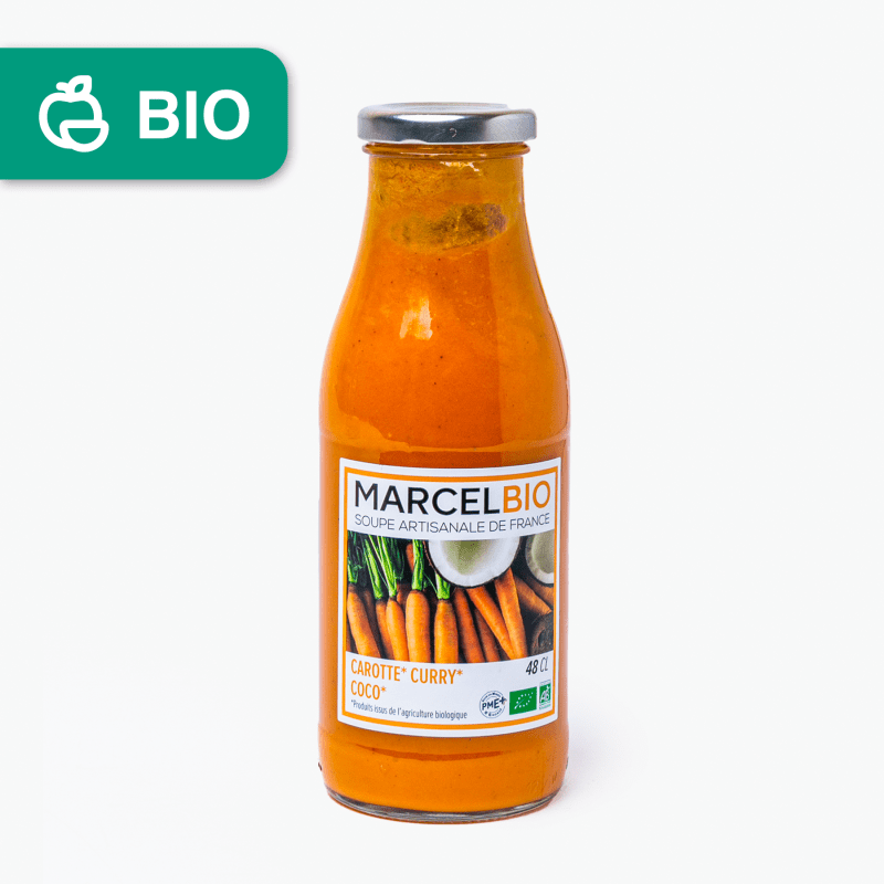 Marcel Bio - Soupe de carotte curry & coco bio (48cl)