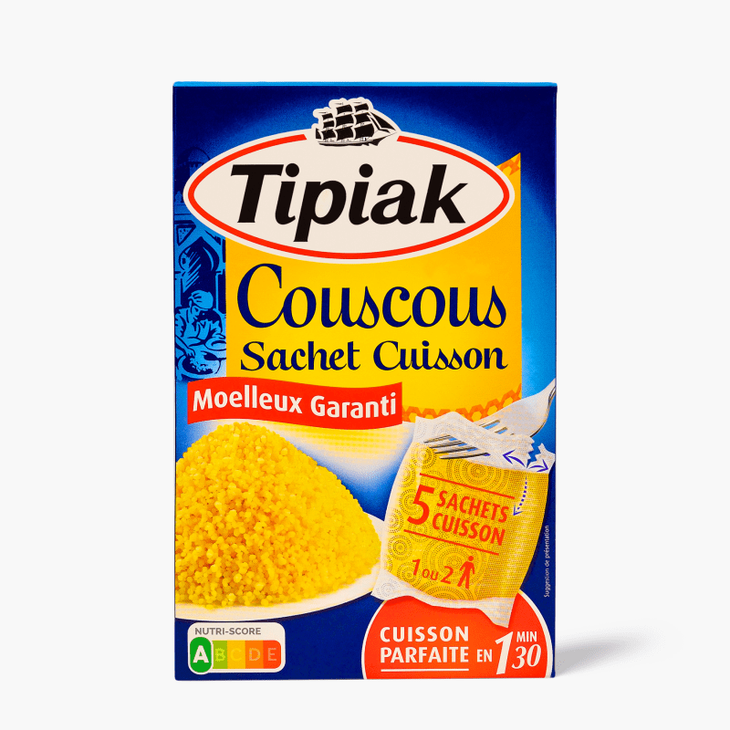 Tipiak - Couscous sachet cuisson 10min (5x100g)