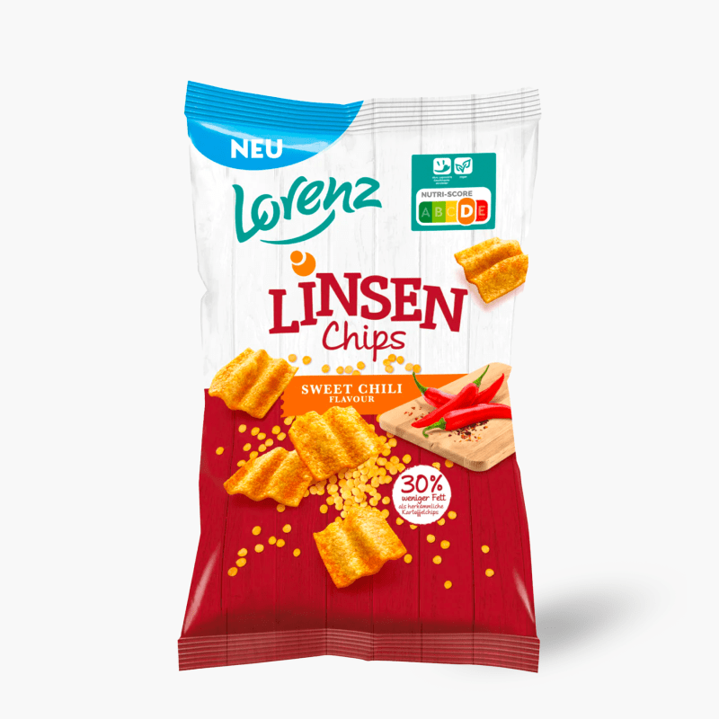 Lorenz Linsen Chips Sweet Chili 85g