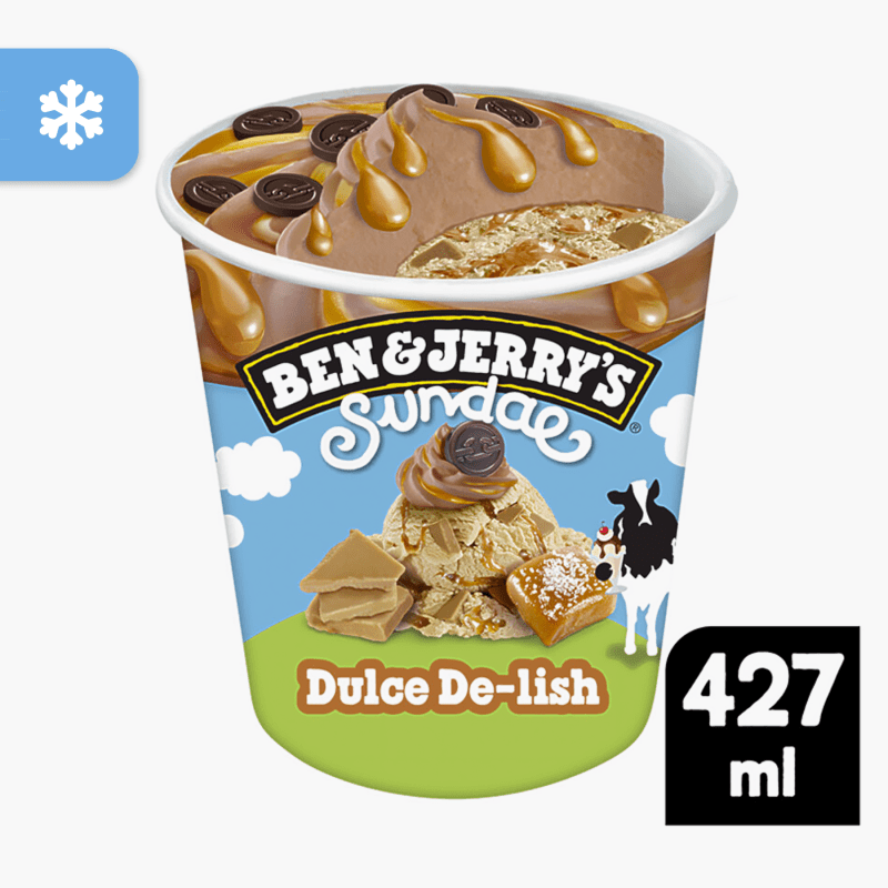 Ben & Jerry's Sundae Dulce De-lish 427ml