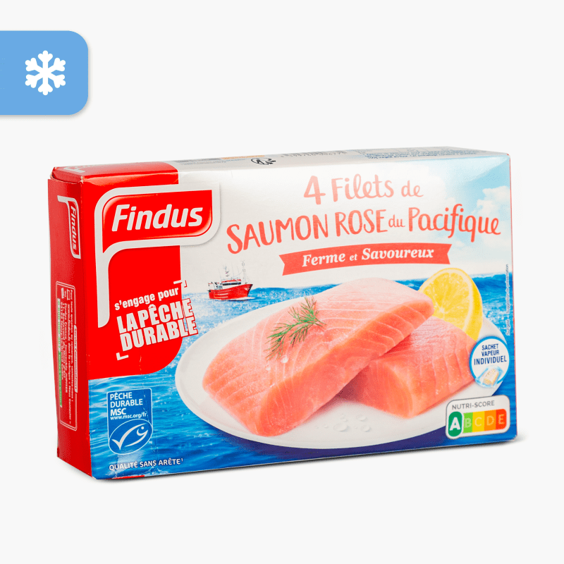 Findus - Filets de saumon rose du Pacifique (4x100g)