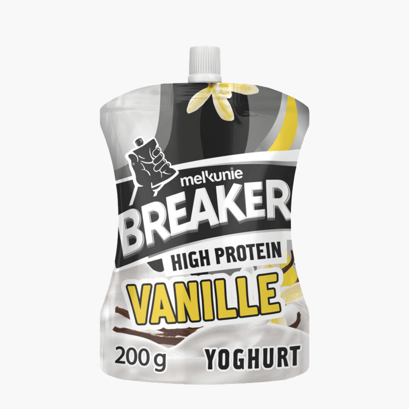 Melkunie Breaker vanille yoghurt high protein 200g