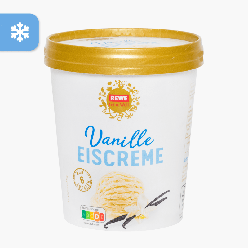 Rewe Feine Welt Vanille Eiscreme 480ml