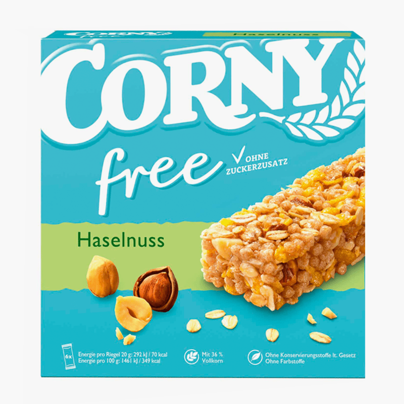 Corny Free Haselnuss 120g (6x20g)