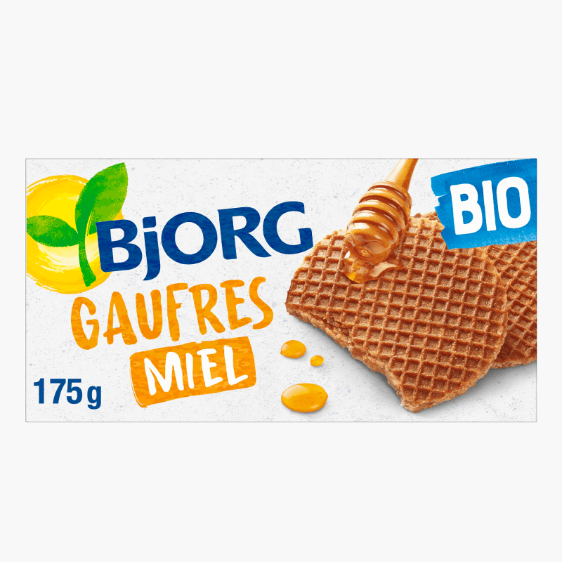 Bjorg - Gaufres au miel Bio (175g)