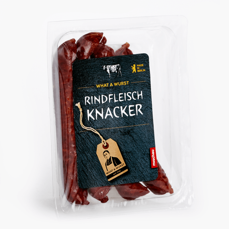 Mischau Rindfleisch Knacker 100% Rind 4 x 50g