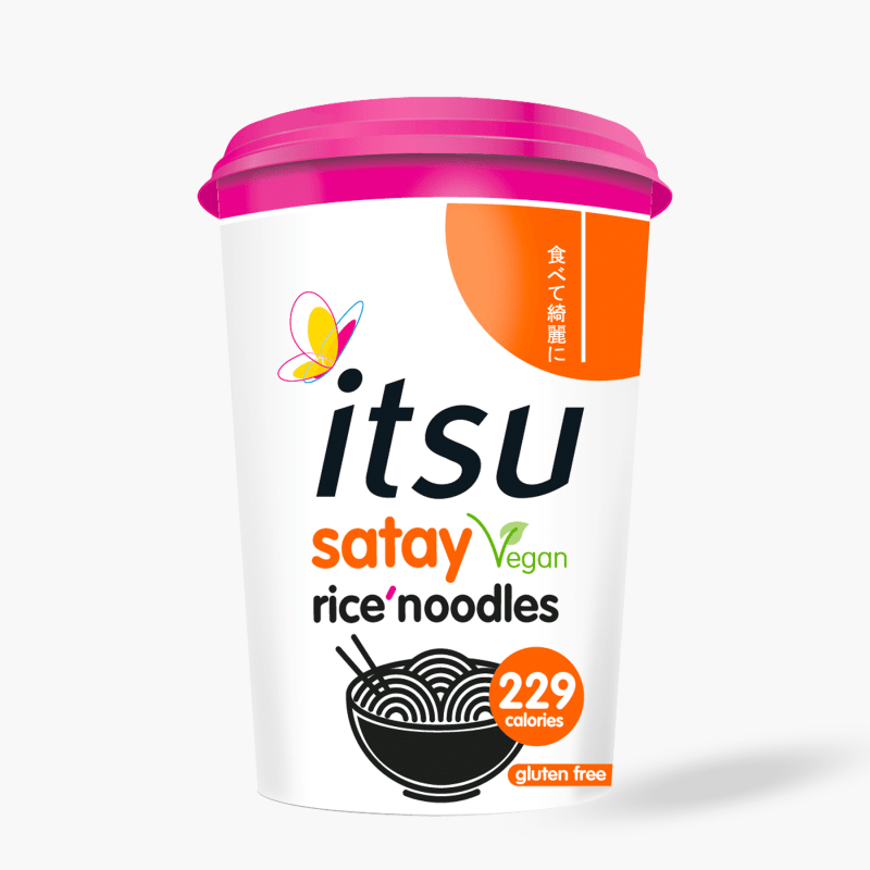 Itsu - Noodles au riz saveur satay (63g)