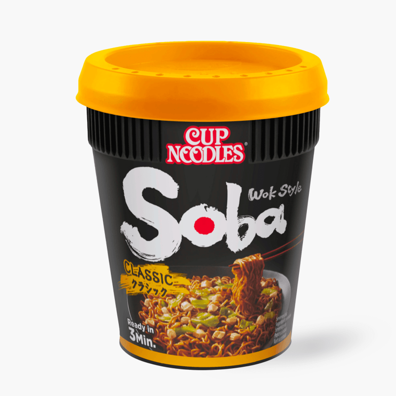 Nissin Soba Nudeln mit Yakisoba-Sauce Classic 90g