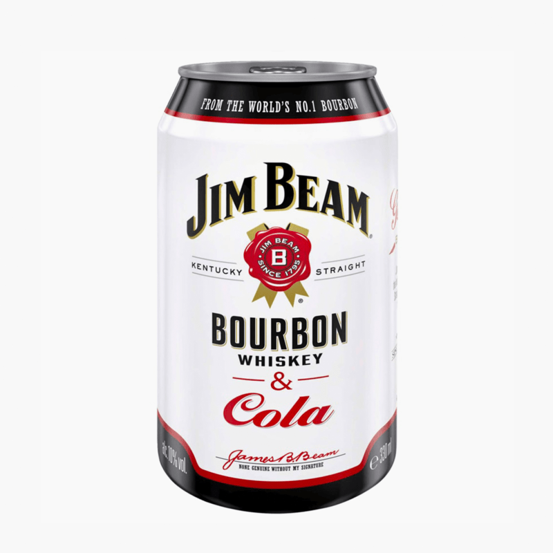 Jim Beam Bourbon & Cola 330ml (10% vol.)