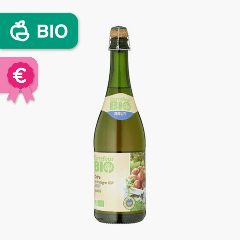 Carrefour Bio - Cidre Brut 4.5° (75cl)