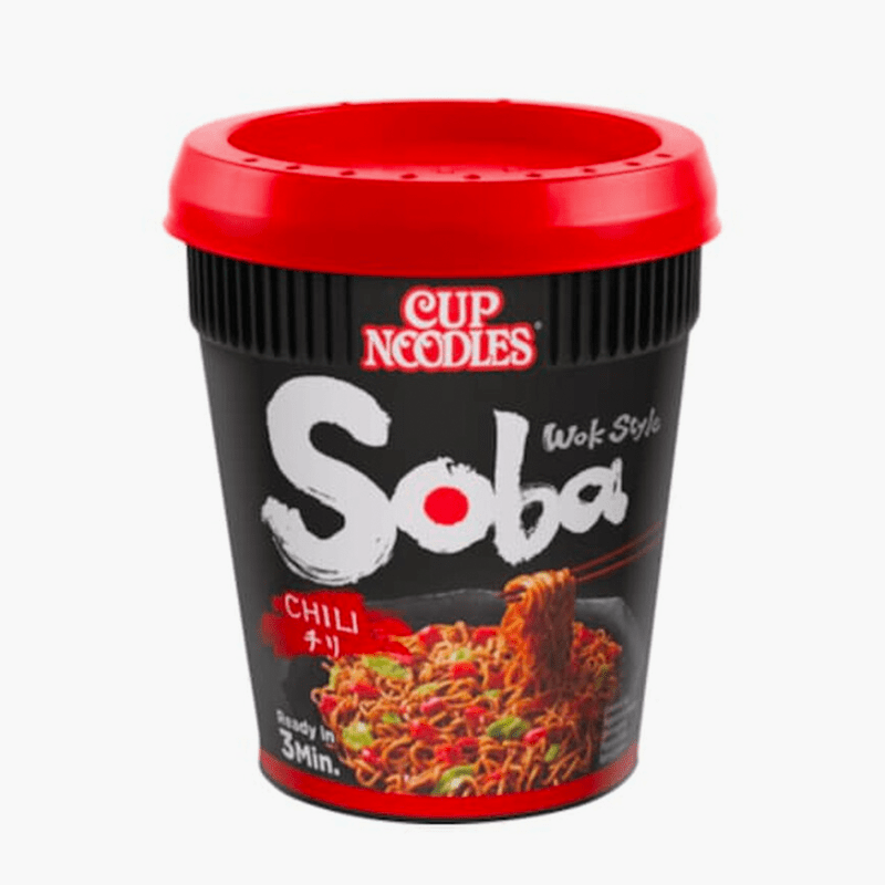 Nissin Soba Nudeln mit Chili 92g Cup