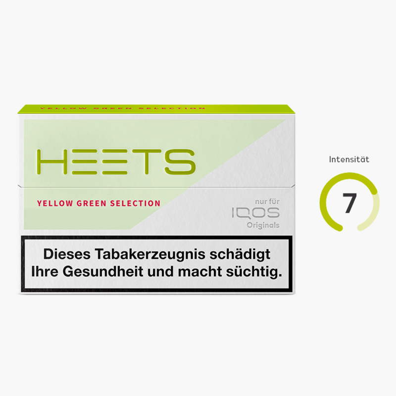 Heets Yellow Green Selection 20 Stk. Tabaksticks - 6,50€