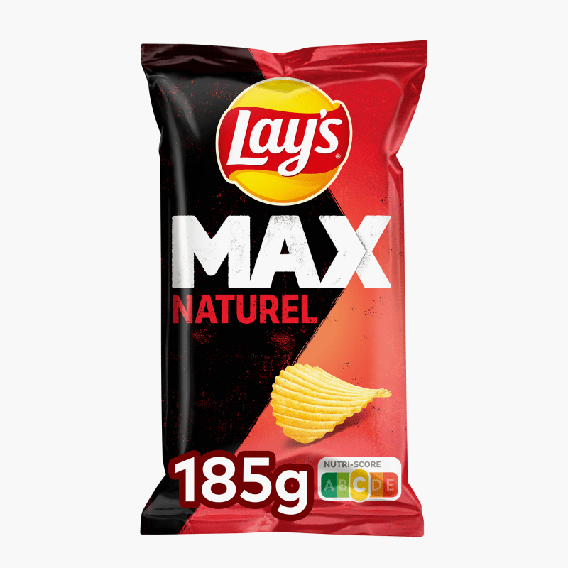 Lay's Max Naturel Ribbel Chips 185g