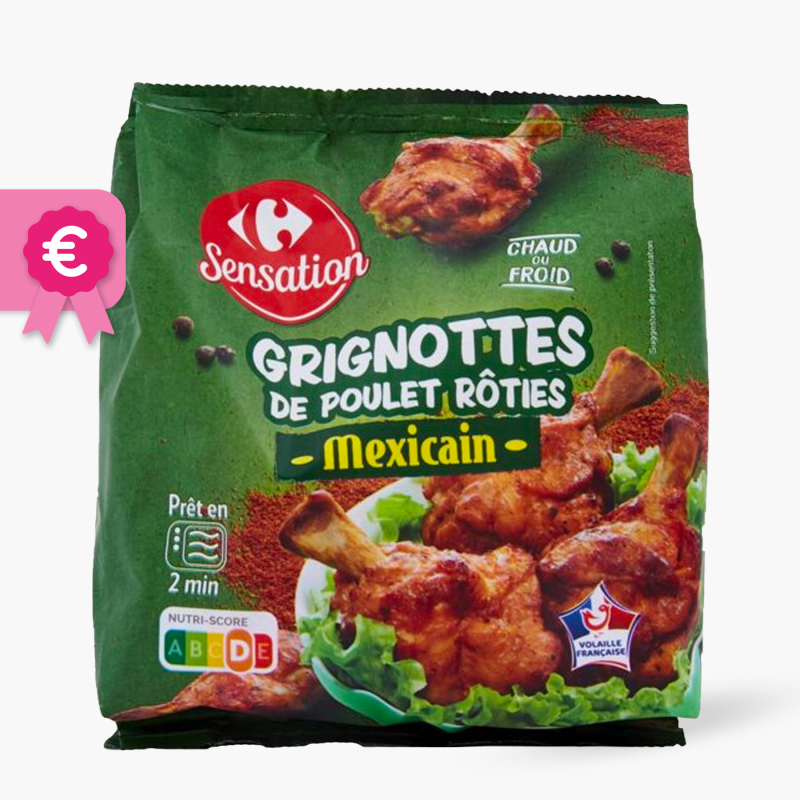 Carrefour - Grignottes de poulet rôties mexicain ( 250g )