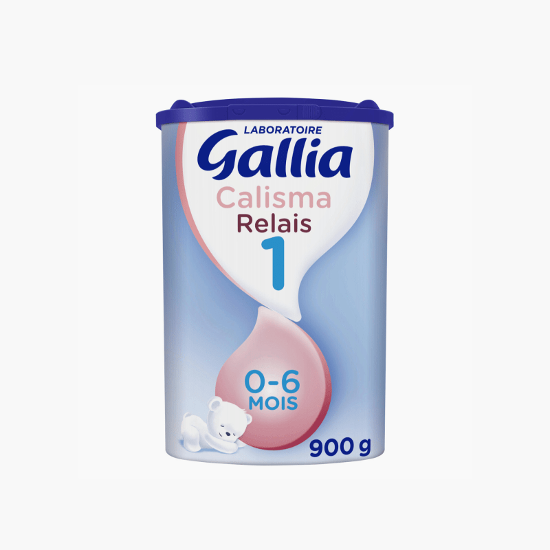 Gallia 1er âge Calisma Relais - Lait infantile en poudre de 0 à 6 mois, en relais de l'allaitement maternel (900g)