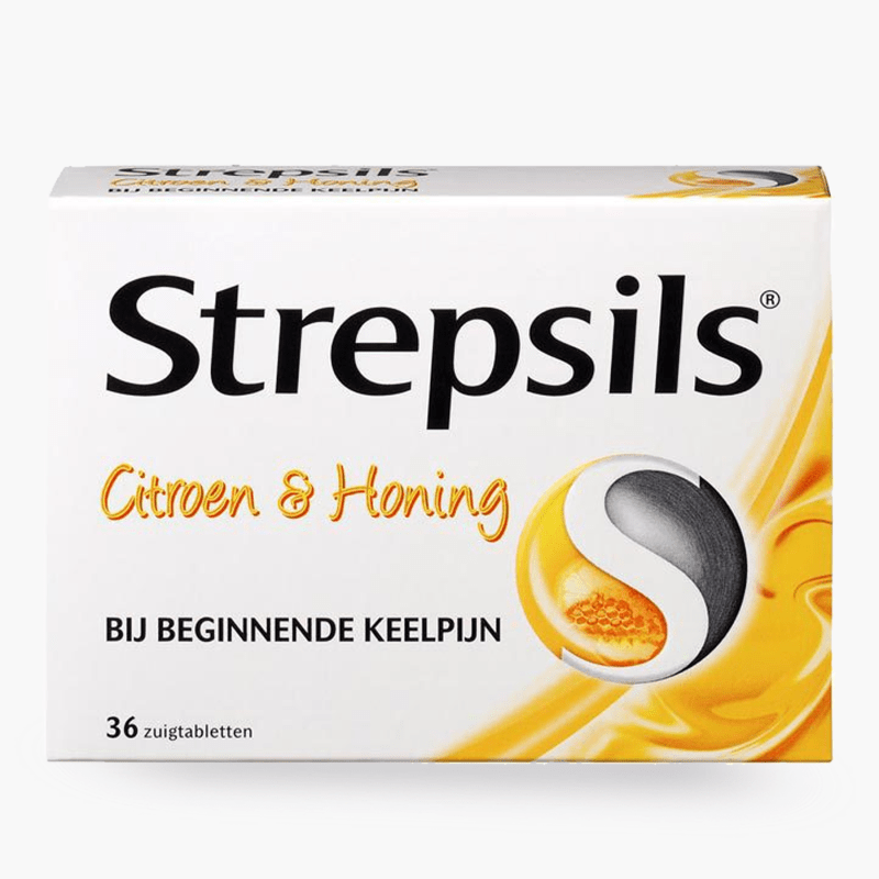 Strepsils Zuigtablet Citroen&Honing  36 St.