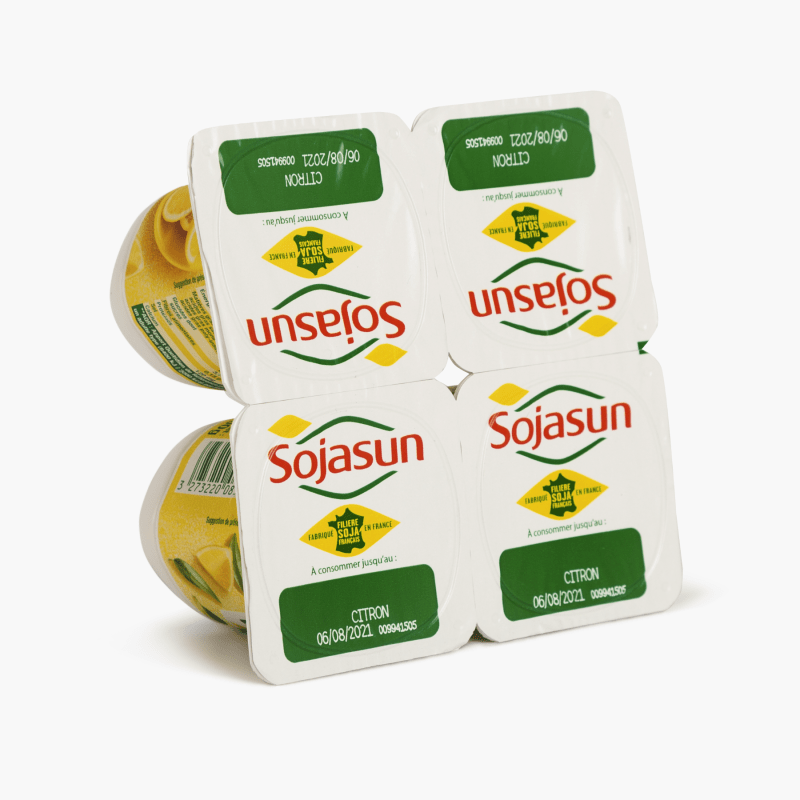 Sojasun - Dessert végétal soja citron (4x100g)