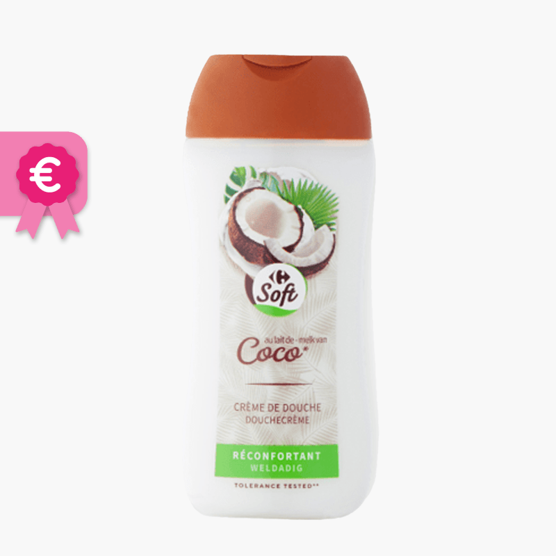 Carrefour - Gel douche lait de coco (250ml)