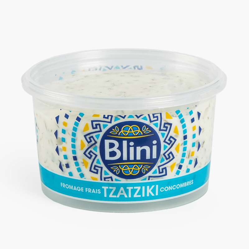 Blini - Tzatziki fromage frais et concombres (200g)