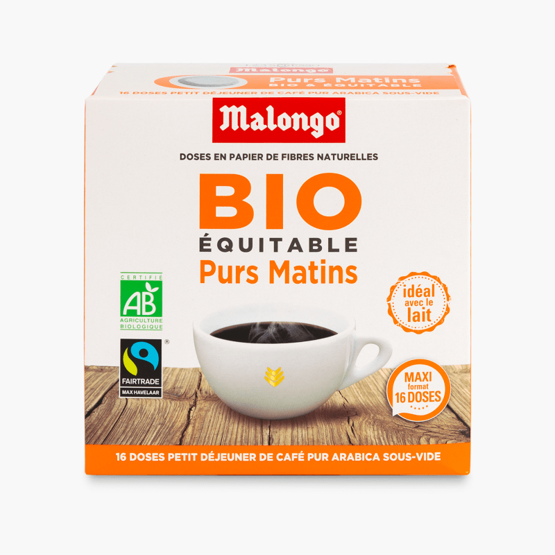 Malongo - Pur Matin Arabica Bio (x16)