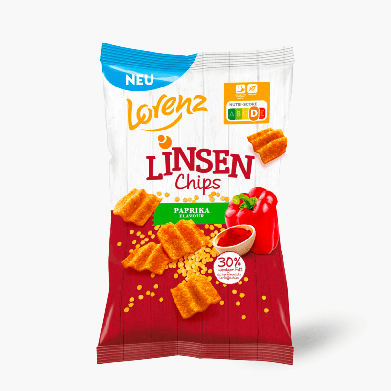 Lorenz Linsen Chips Paprika 85g