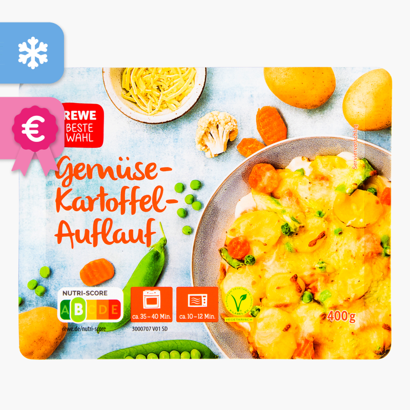 Rewe Beste Wahl Gemüse-Kartoffel-Auflauf 400g