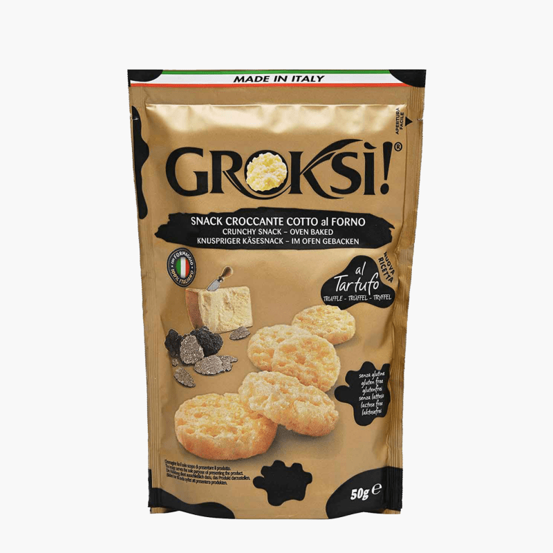 Groksi Käse-Trüffel Snack Croccante 50g