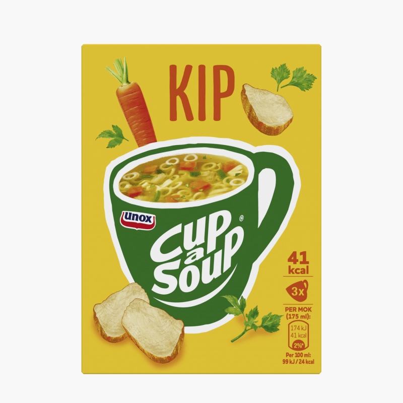 Cup-a-Soup Kip 3x175ml