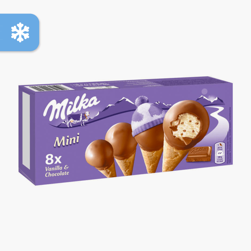 Milka - Cônes mini x8 (140g)