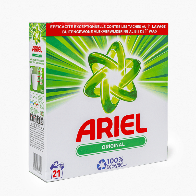 Ariel - Lessive en poudre Original 21 doses (1,365kg)