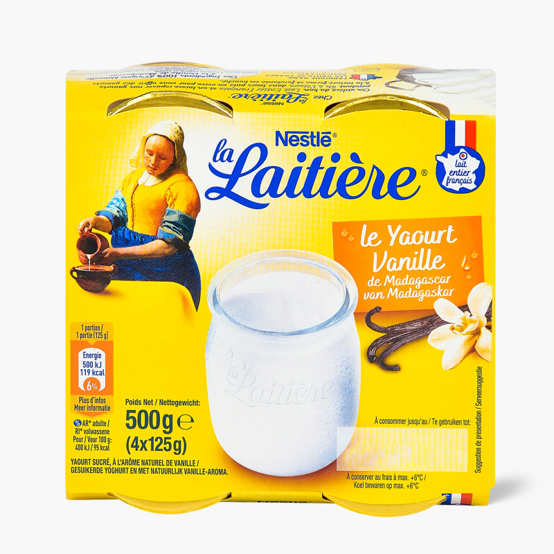 La Laitière - Yaourt vanille (4x125g)