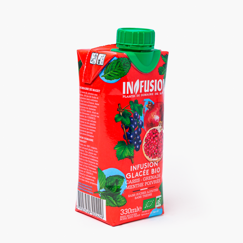 Infusion - Infusion glacée grenade, cassis & menthe poivrée bio (33cl)