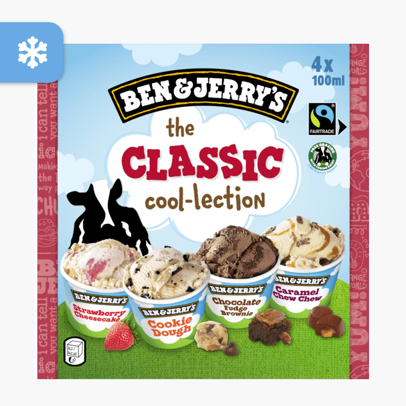 Ben & Jerry's The Classic Cool-lection 400ml (4x100ml)