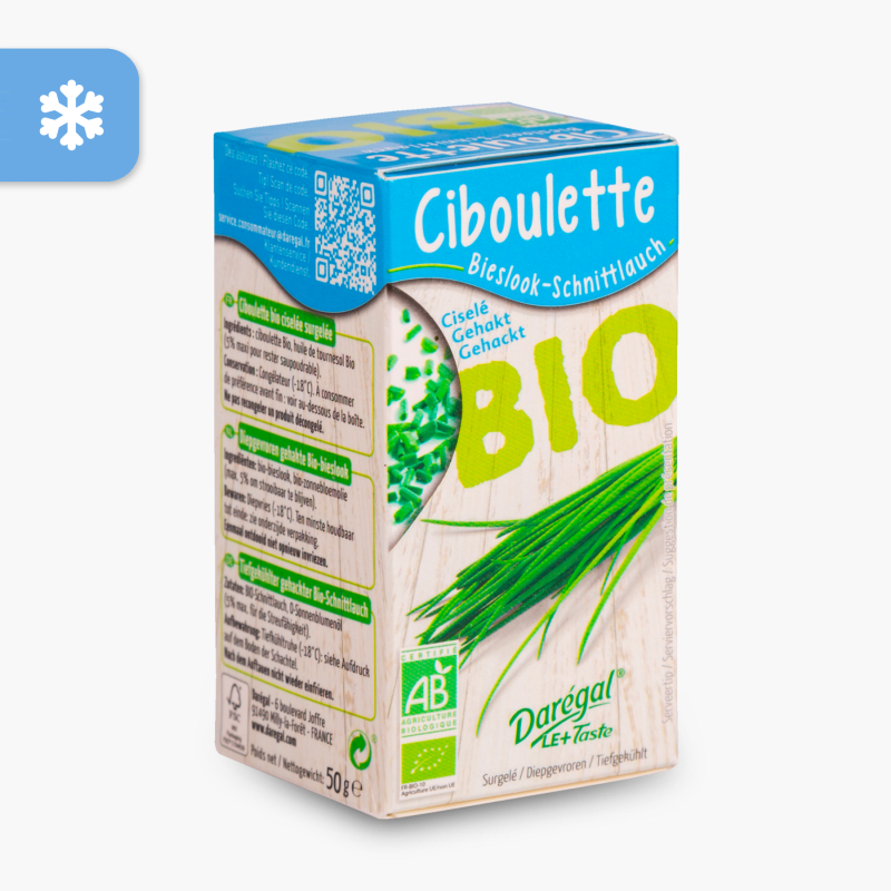 Daregal - Ciboulette ciselée surgelée Bio (50g)