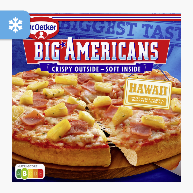 Dr. Oetker Big Americans Pizza Hawaii 460g
